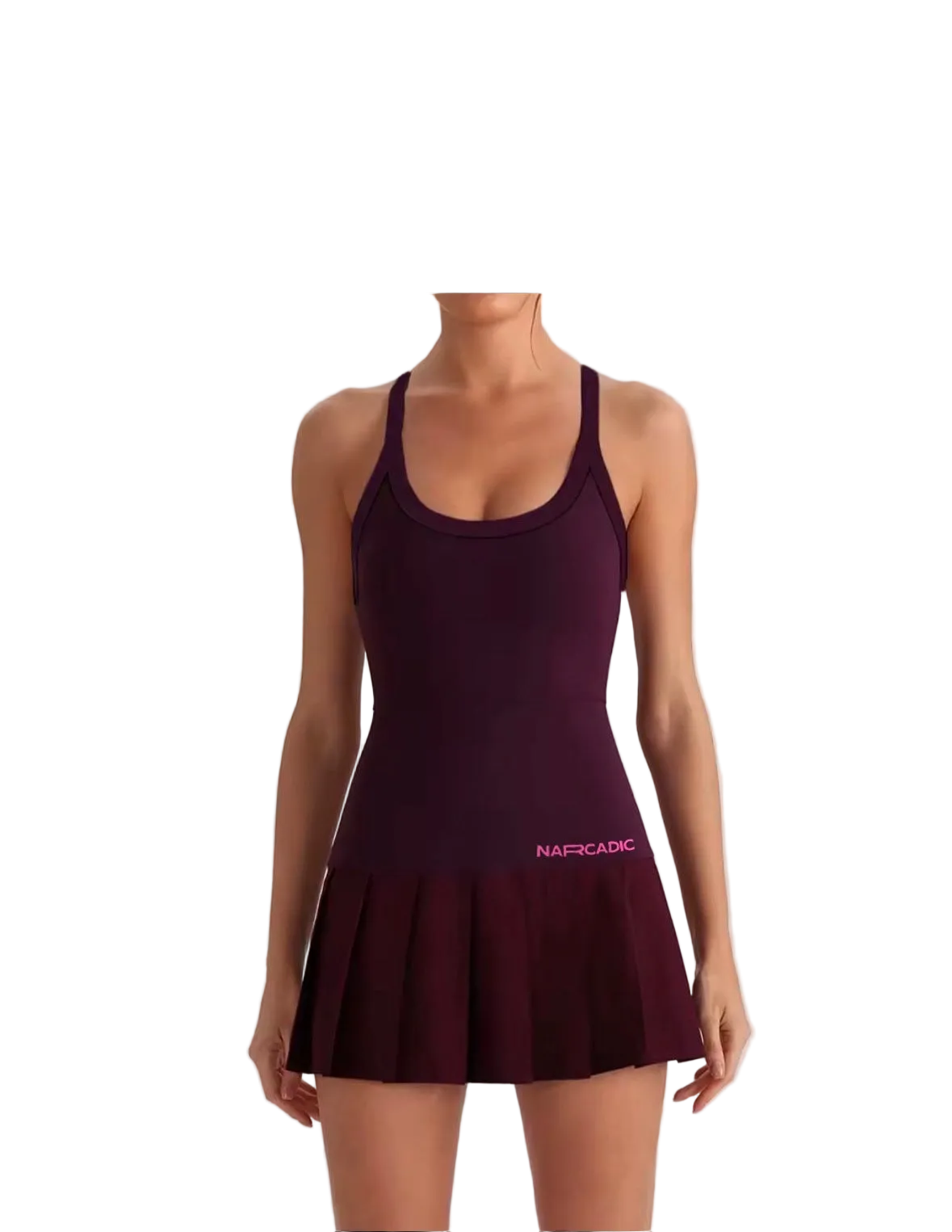 Narcadic Signature Tennis Dress ‘Obsidian Violet’