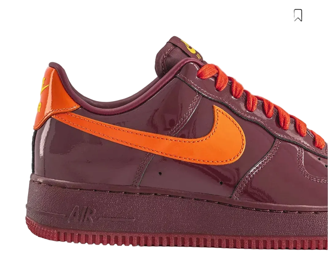 Nike AirForce 1 ‘Dark Red, Orange & Gold’