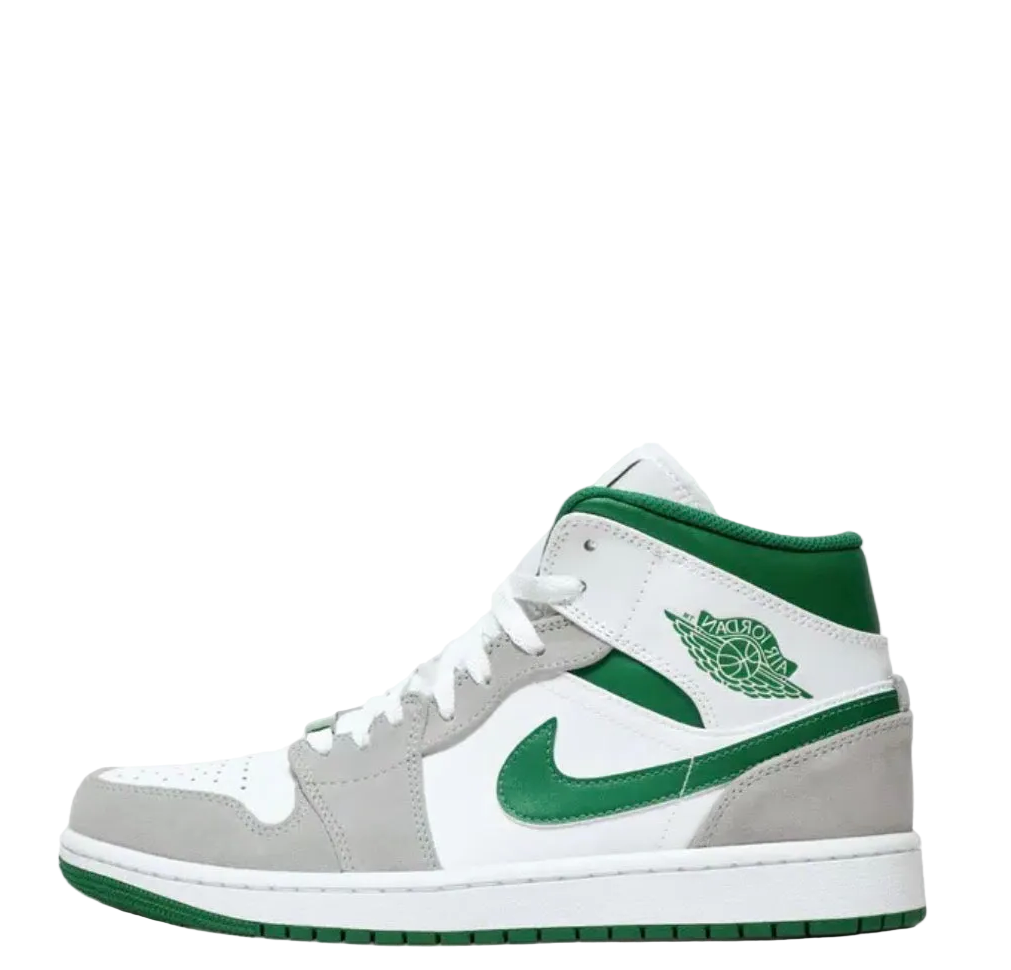 Air Jordan 1 Mid ‘Grey Pine Green’