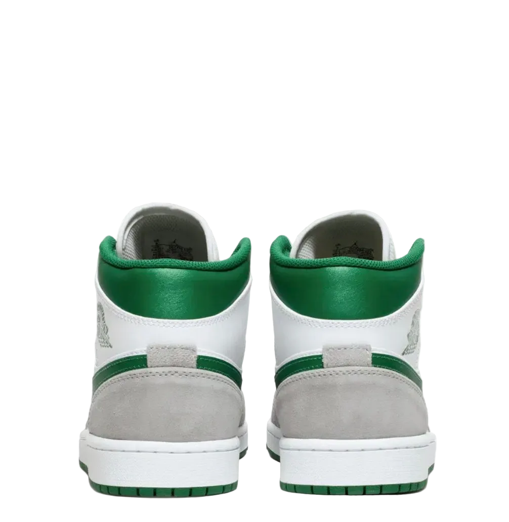 Air Jordan 1 Mid ‘Grey Pine Green’
