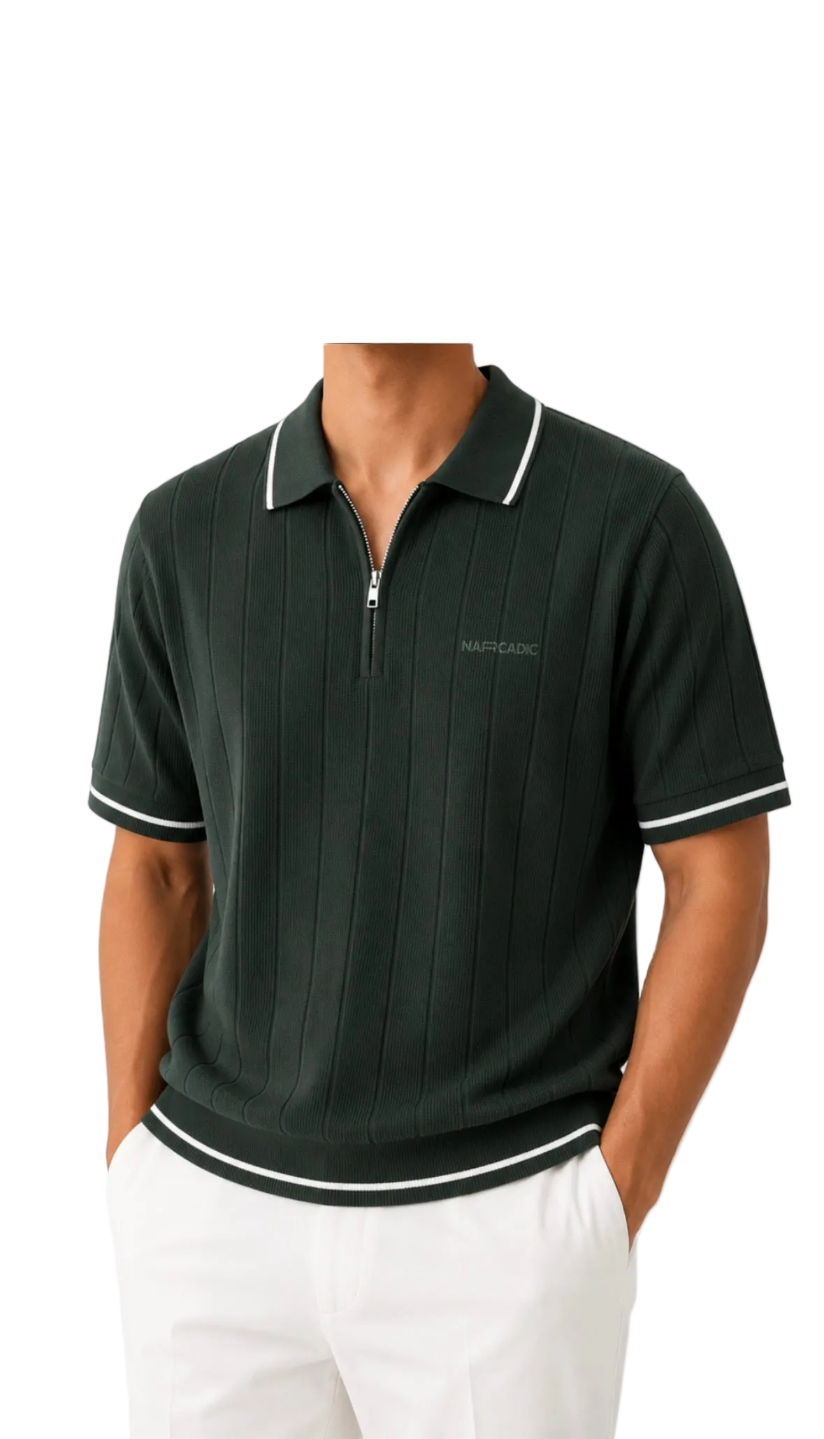 Narcadic Men’s Polo N37 ‘Khaki Green’
