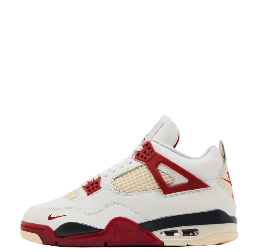 Air Jordan 4 Retro X Nigel Sylvester ‘White/Fire Red-Black’