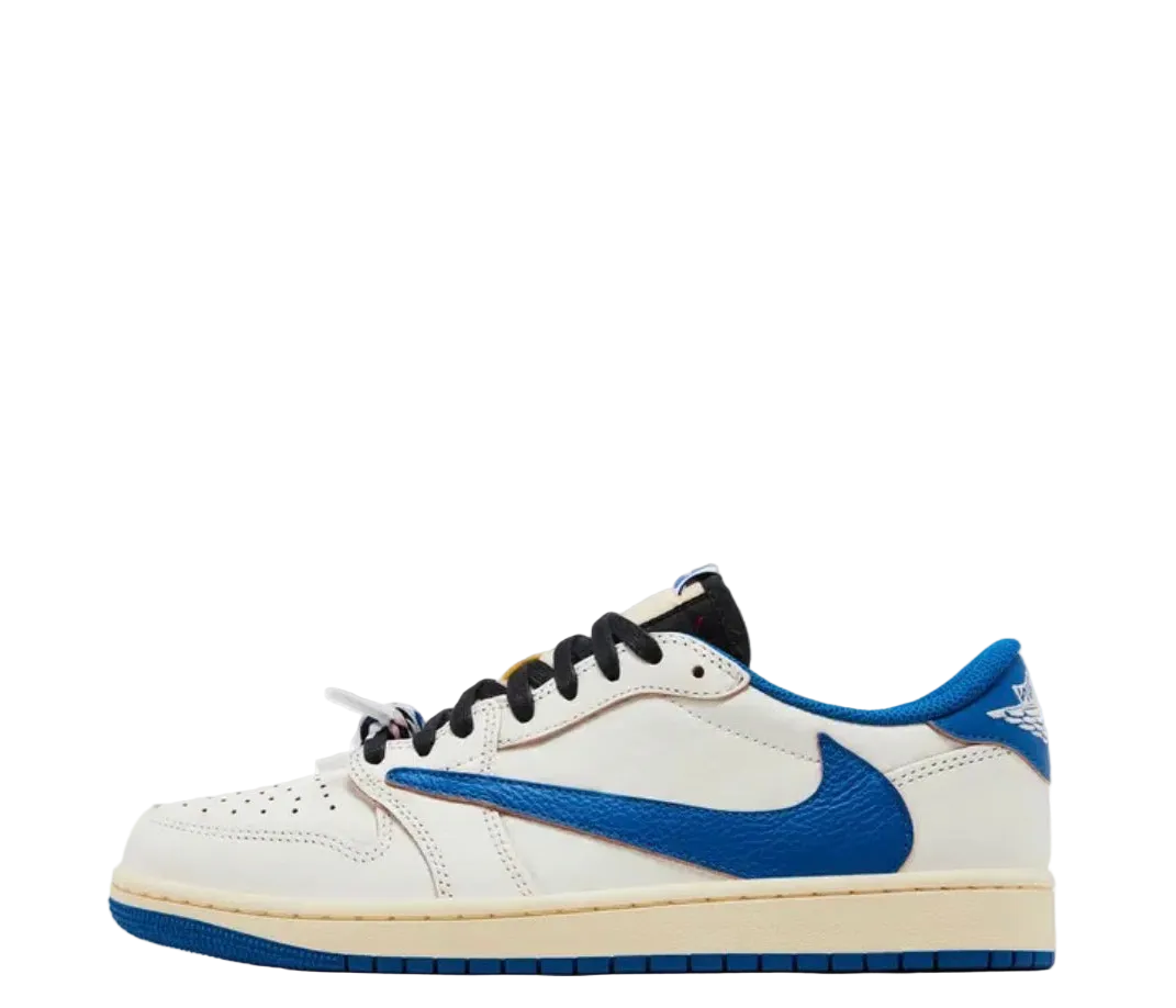 Air Jordan 1 Retro Low X Travis Scott ‘Sail Military Blue’