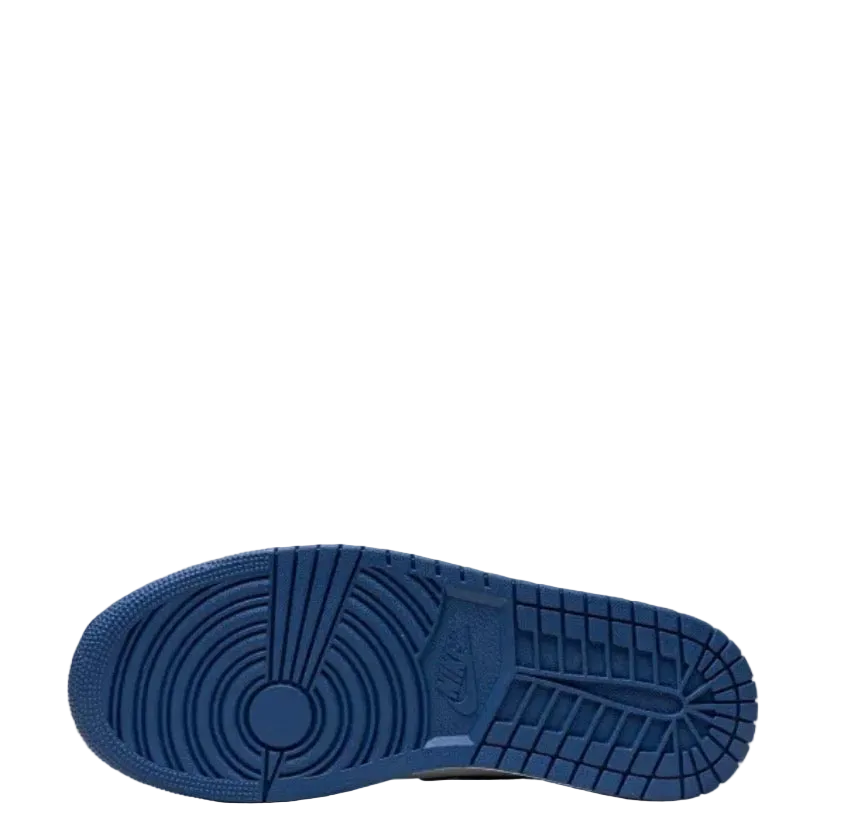 Air Jordan 1 Mid ‘Grey-White/Blue’
