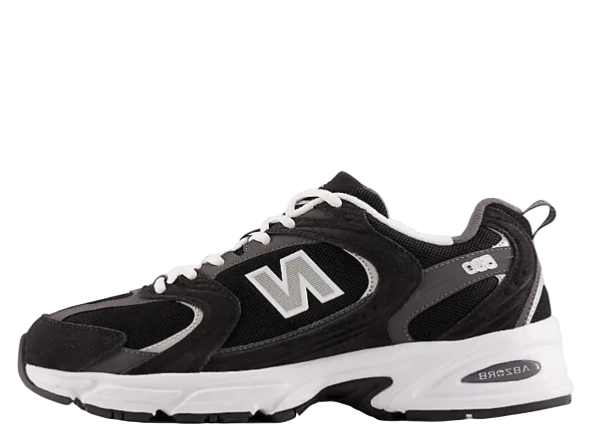 New Balance 530 Trainers ‘Black & Silver Magnet’