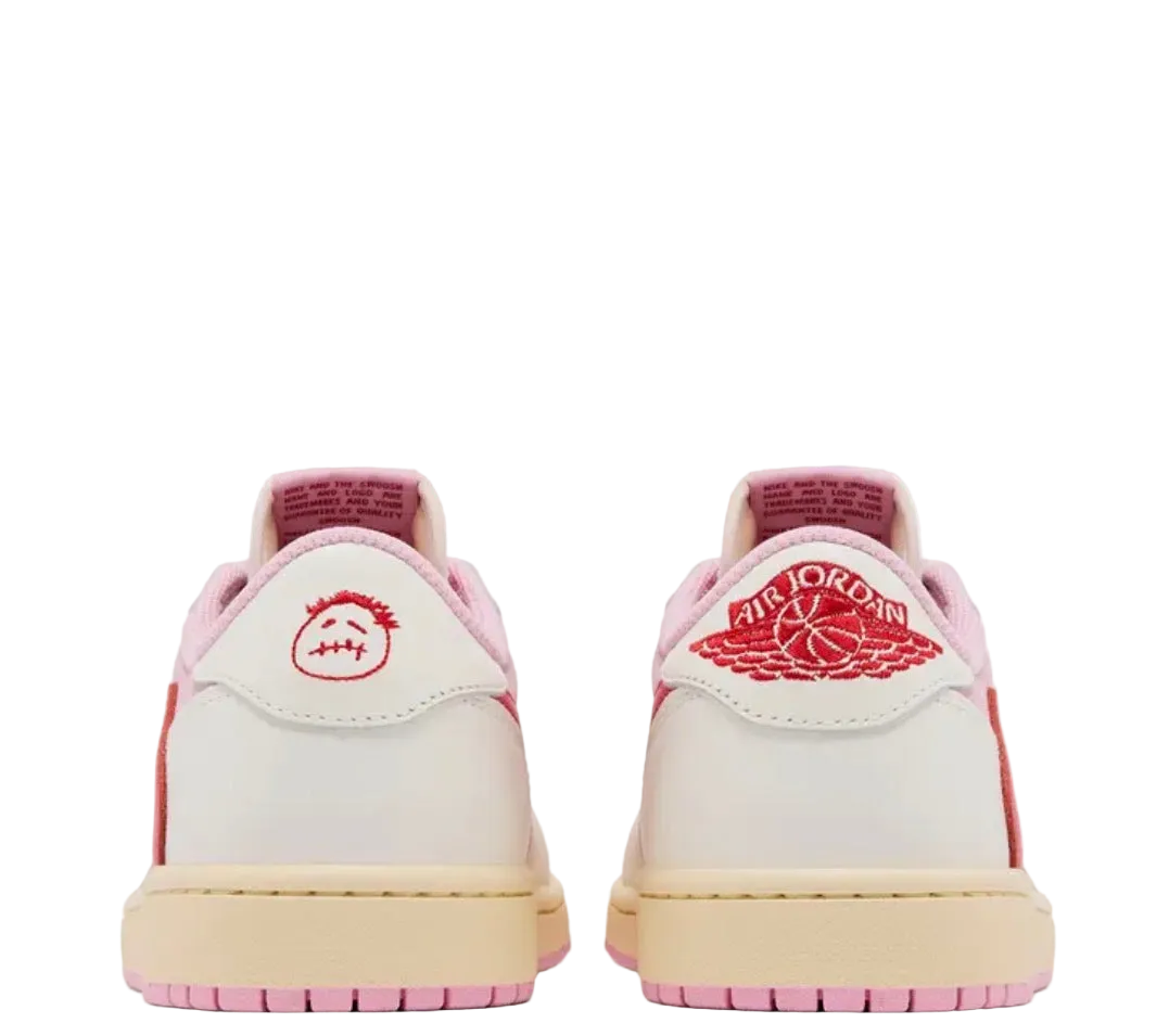 Air Jordan 1 Retro Low X Travis Scott ‘Sail Tropical Pink’