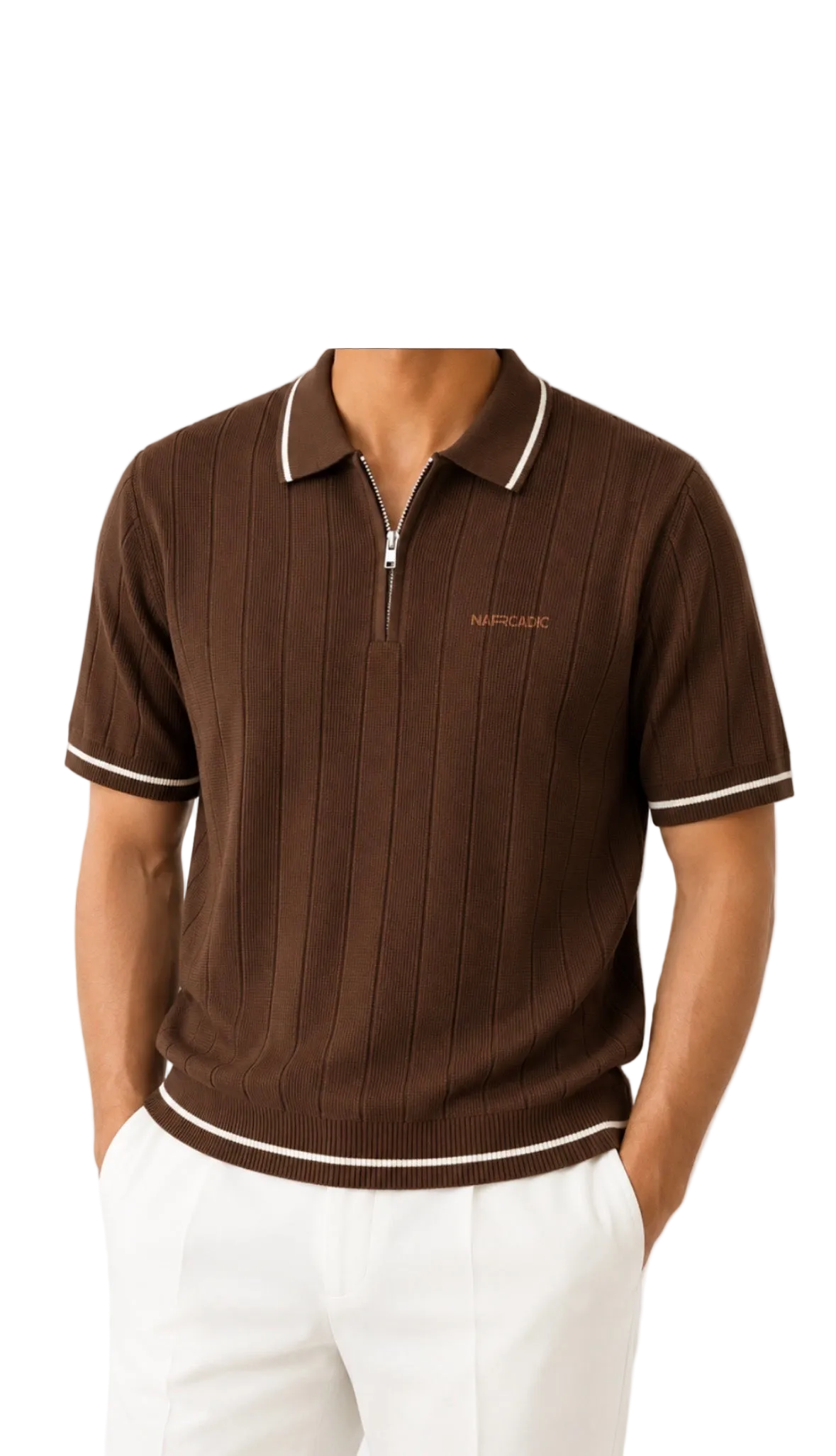 Narcadic Men’s Polo N37 ‘Truffle’