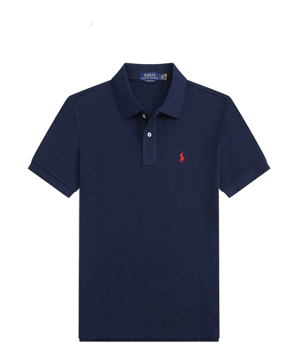 Ralph Lauren Classic Fit Polo Shirt ‘Navy/Red’