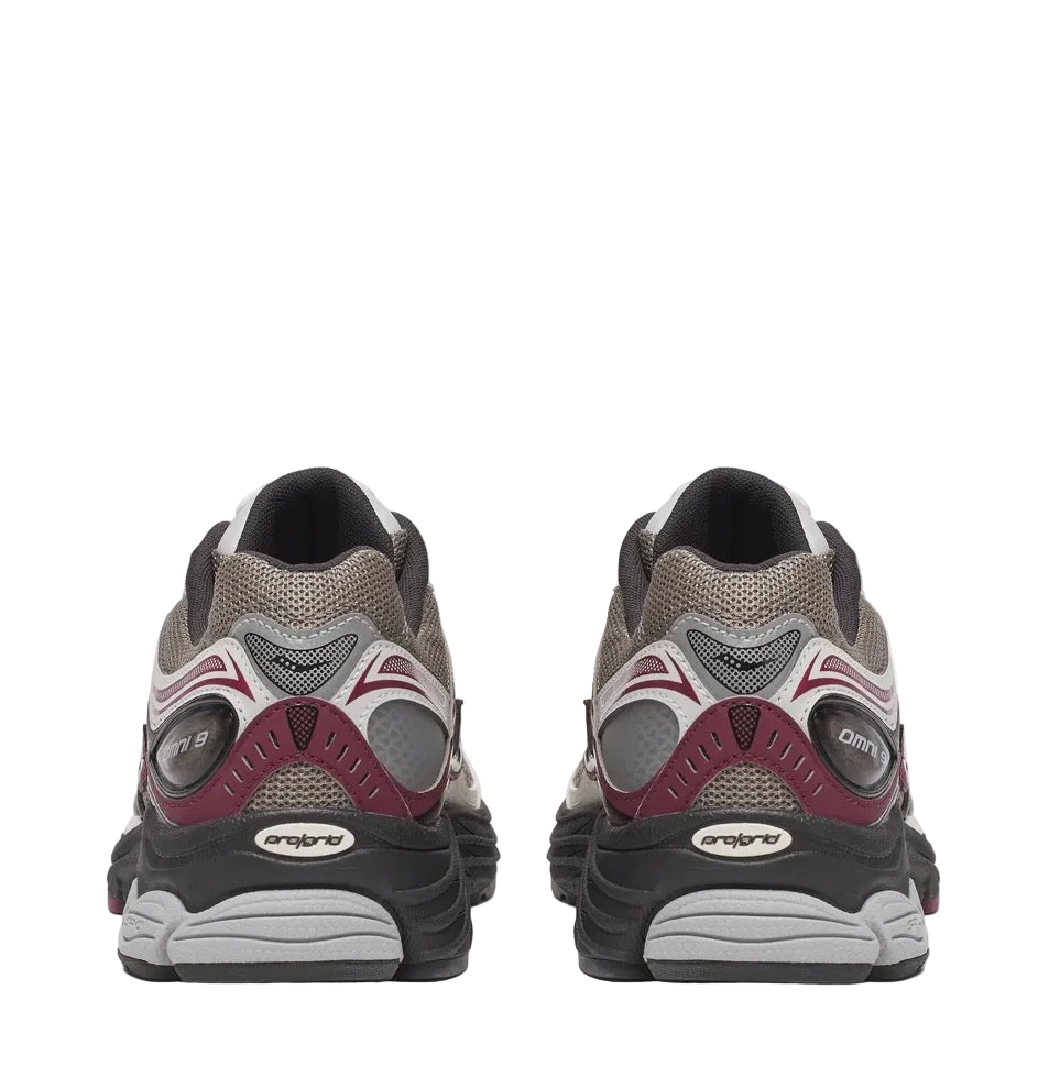 Saucony Omni 9 ‘Tan/Maroon’