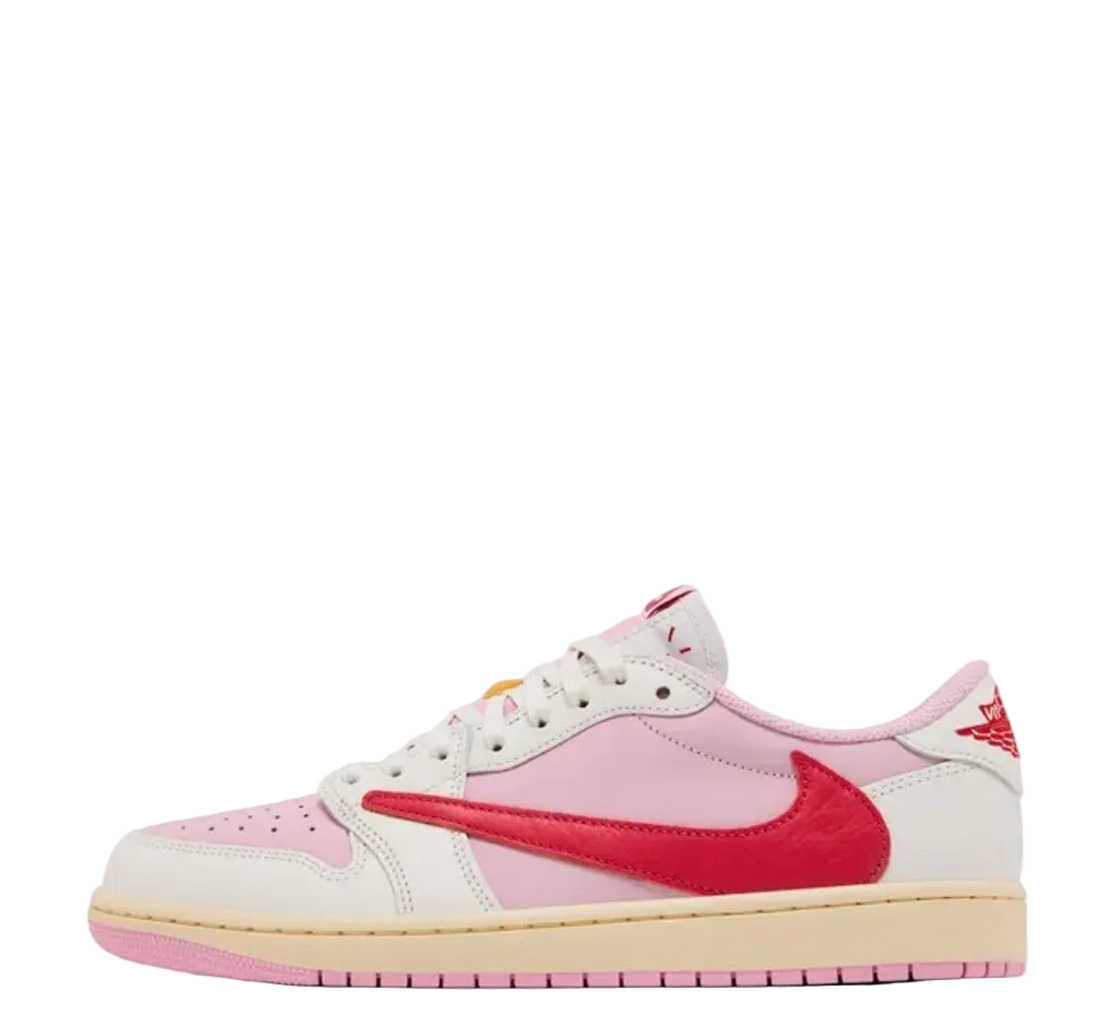 Air Jordan 1 Retro Low X Travis Scott ‘Sail Tropical Pink’